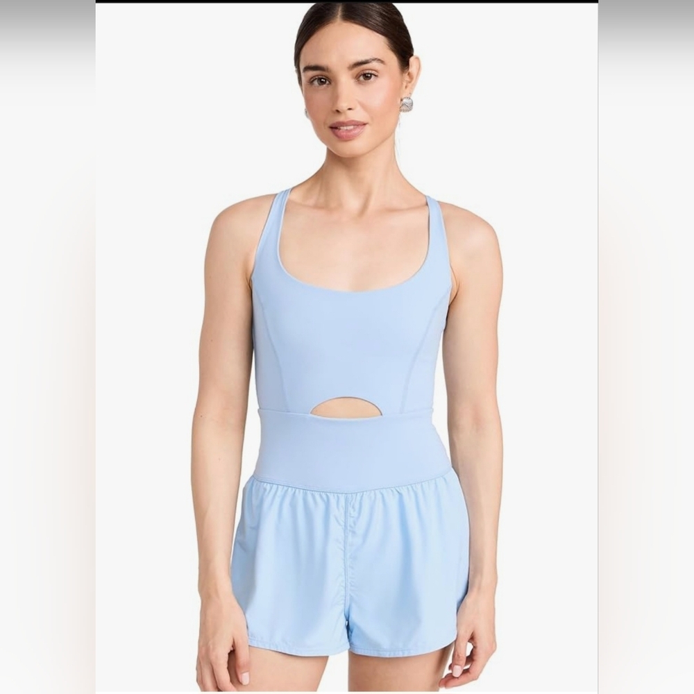 FP Movement by Free People Light Blue Jumpsuit
